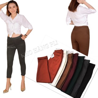 Quần legging nâng mông 💖HÀNG CAO CẤP💖 Legging lửng 9 tấc hàng chất lượng cao của PLi