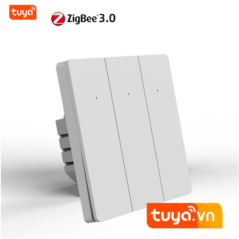Công Tắc Cơ Không Dây Nguội Zigbee Hình Vuông Tuya