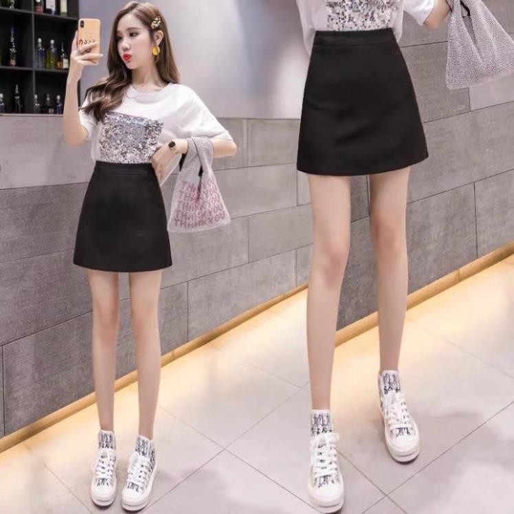 [SALE SỐC]  Chân Váy Chữ A Lưng Cao Khóa Sườn vải đẹp dành cho nữ | BigBuy360 - bigbuy360.vn