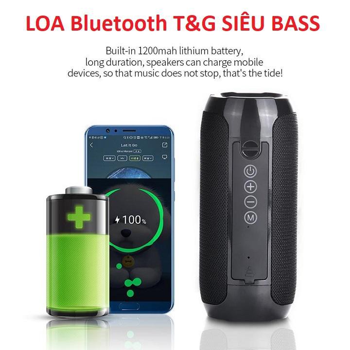 Loa Bluetooth TG Mini Chống Nước Âm Thanh Nổi Stereo Bass - siêu chất