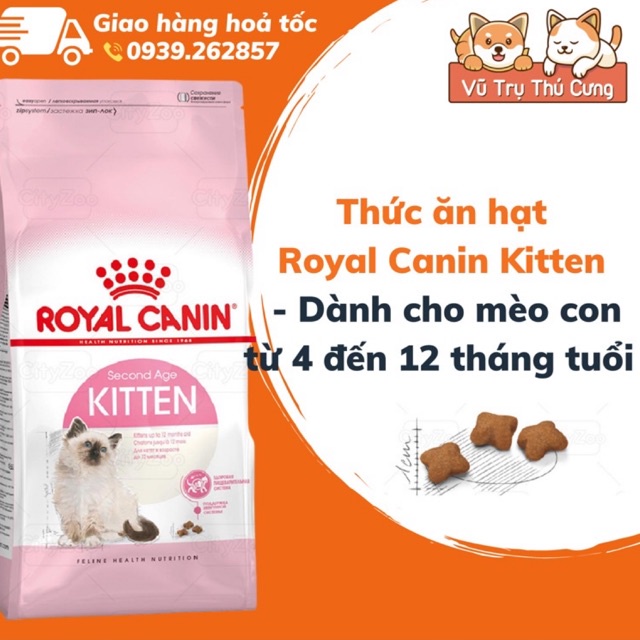 Thức ăn hạt Royal Canin Kitten dành cho mèo con