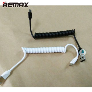 Cáp sạc lò xo Remax Rc-117a cổng Type C