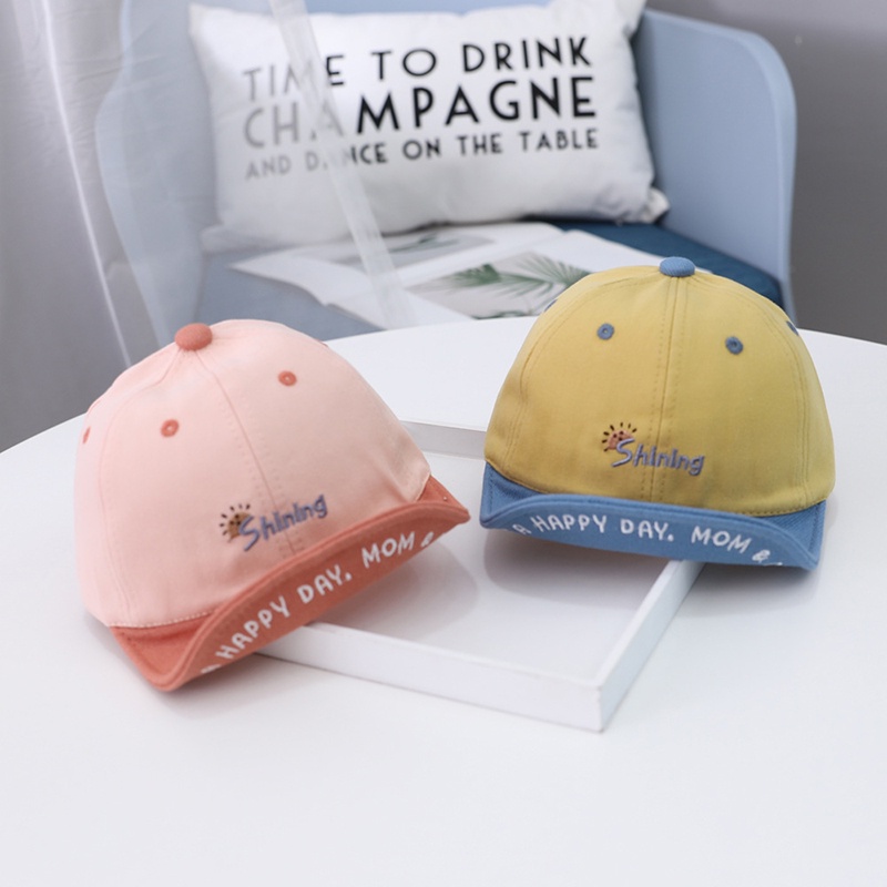 Nón Bóng Chày Thêu Chữ Thời Trang Xuân Hè Dành Cho Trẻ Em 2022