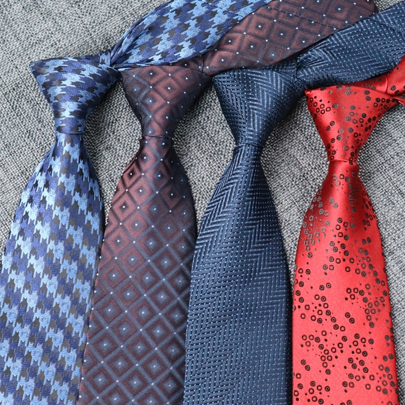 Cà Vạt 8CM Họa Tiết Chấm Bi Thời Trang Lịch Lãm Cho Nam