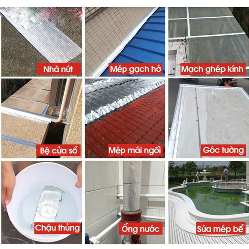 Băng Keo Chống Thấm Dột X2000 Nhật Bản - Siêu Dính Chắc - Dán Cho Mọi Loại Vật Liệu