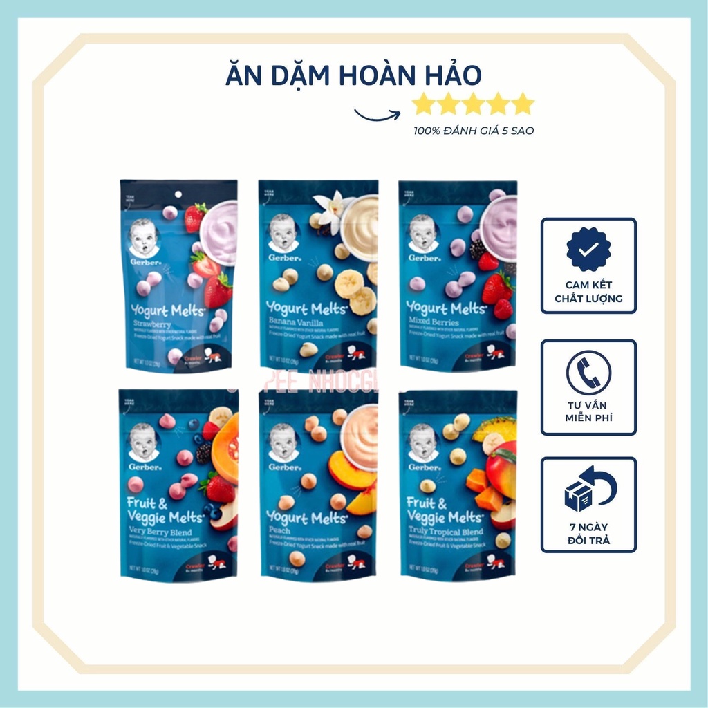 Sữa chua khô Gerber -Date 2023