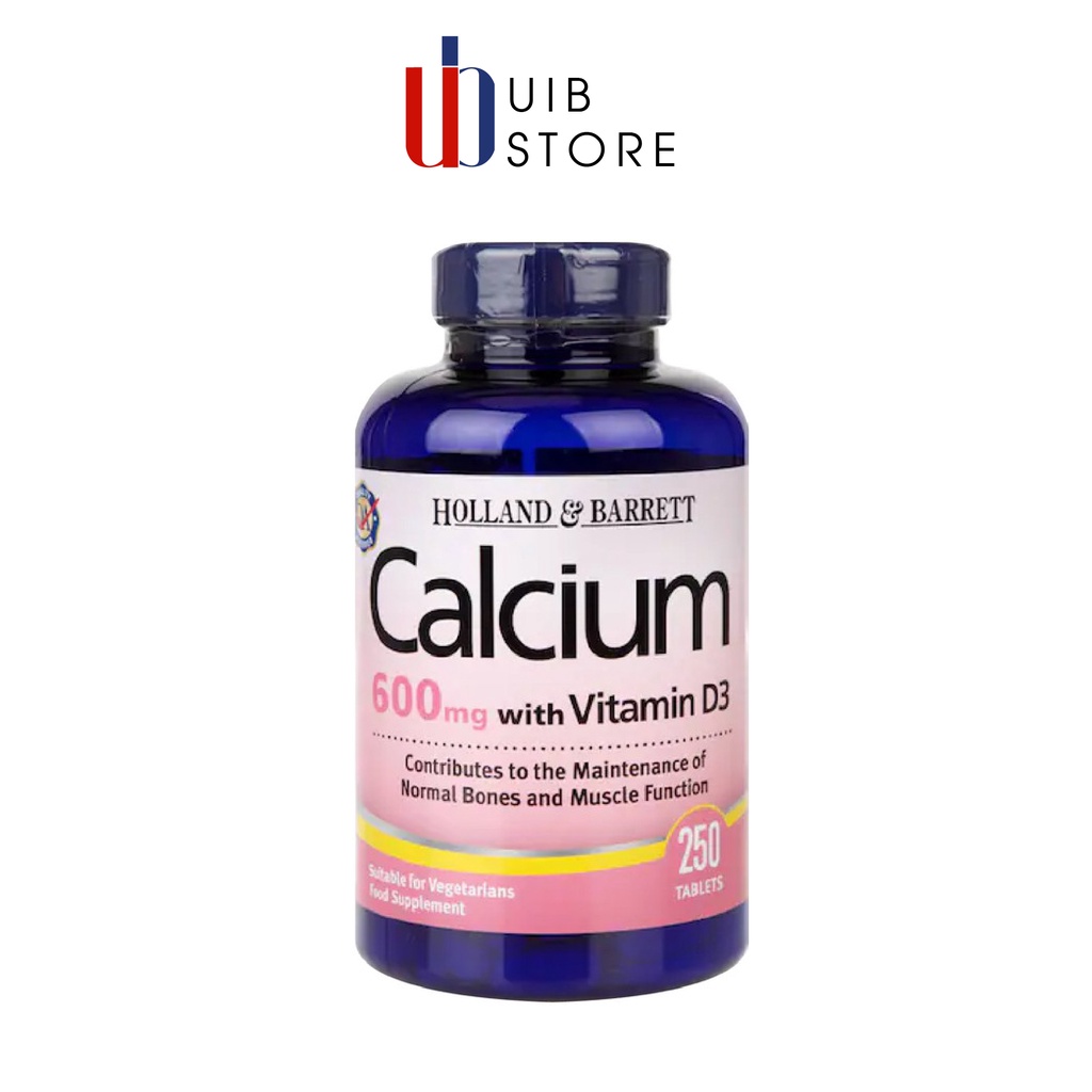 Viên Uống Tăng Cường Canxi Holland & Barrett Calcium plus Vitamin D 250 thumbnail
