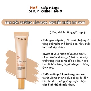 Kem Dưỡng Mắt Chống Lão Hóa, Mờ Nếp Nhăn It's Skin Collagen Nutrition Eye Cream 25ml