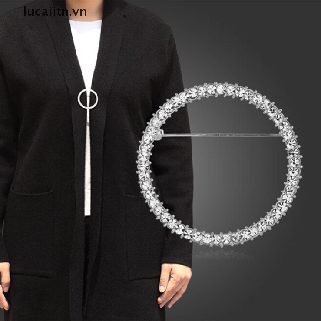 Giá Đỡ Kẹp Cài Áo Hình Tròn Đơn Giản Thời Trang Cho Nữ