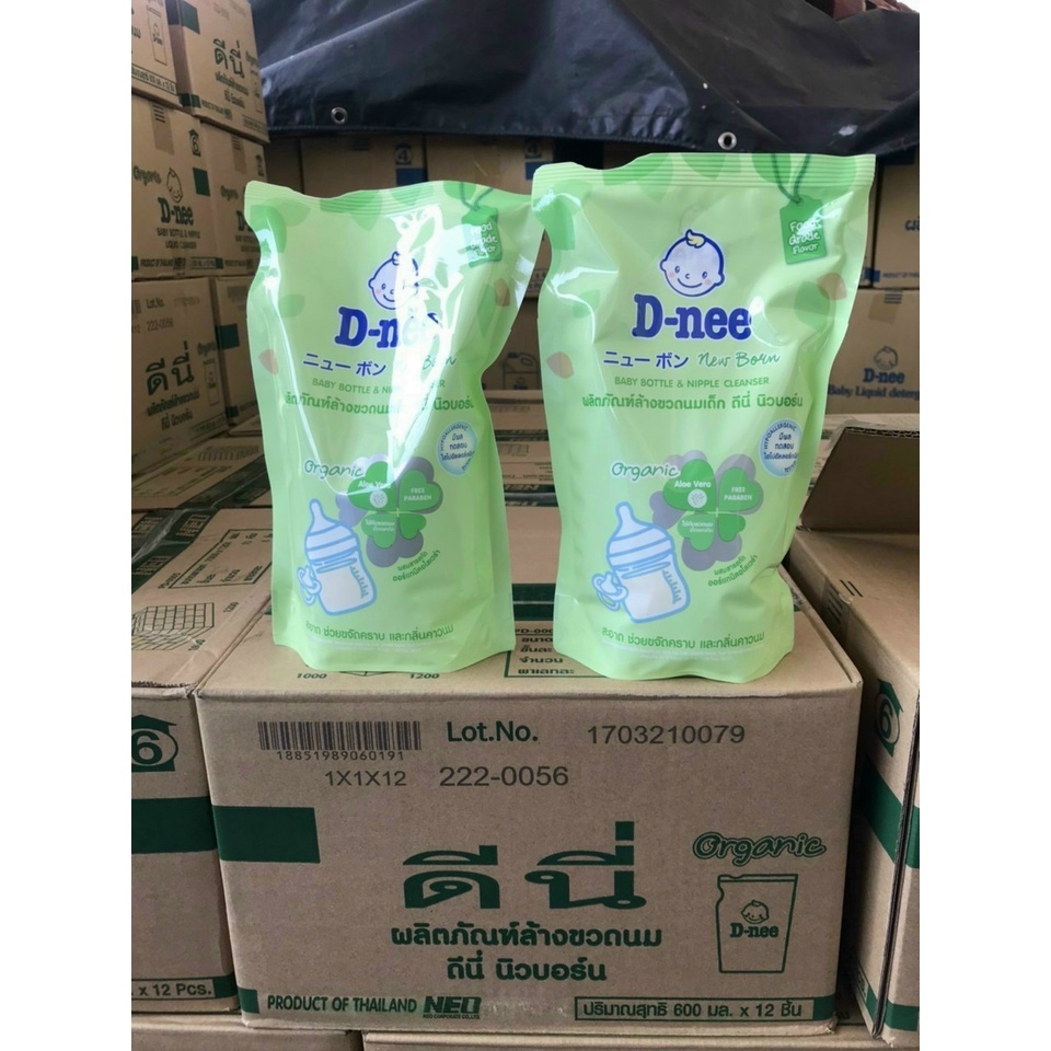 NƯỚC RỬA BÌNH SỮA DNEE organic 600ml