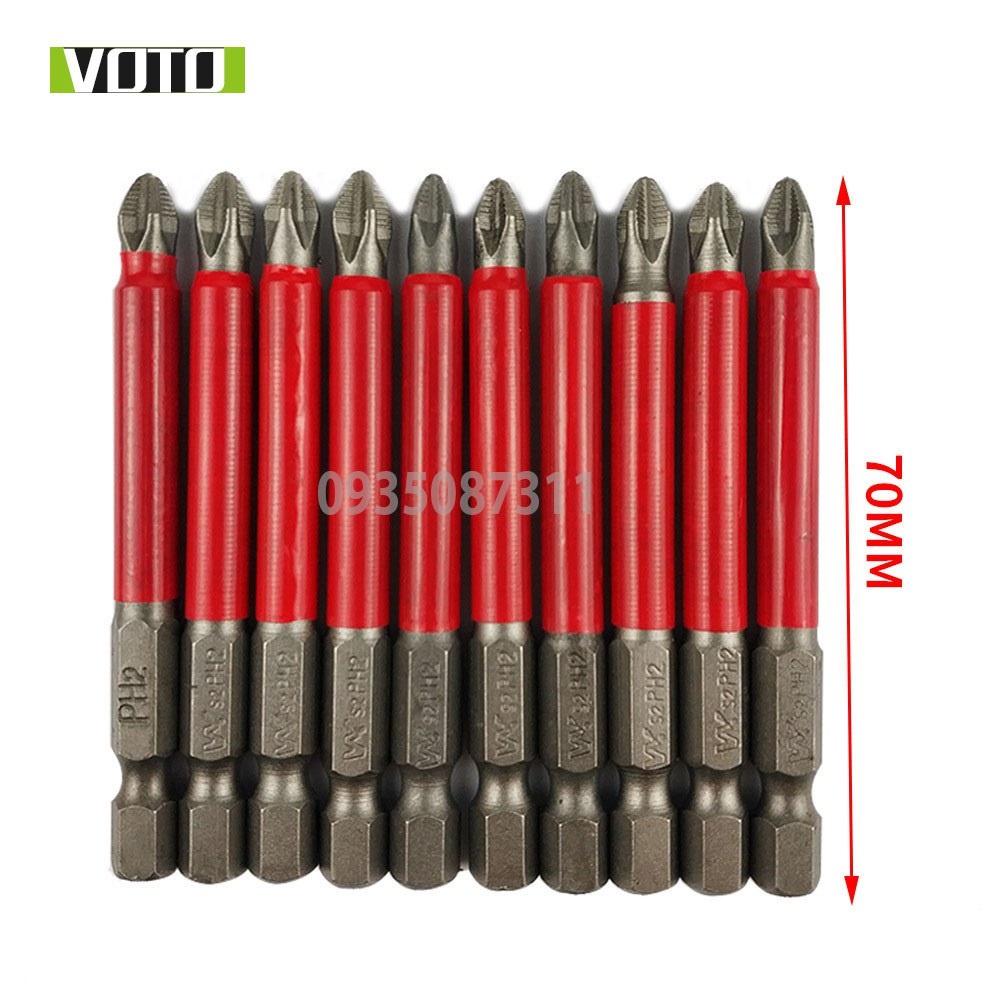 Mũi Vít Bake VOTO Từ Tính Chuôi Lục Giác 50MM,70MM,90MM,150MM v.v