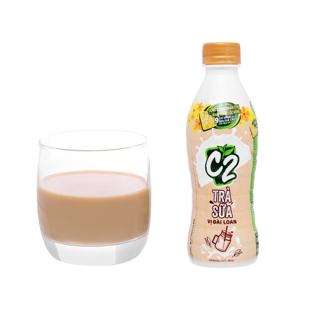 Chai C2 Trà Sữa Vị Đài Loan 280ml