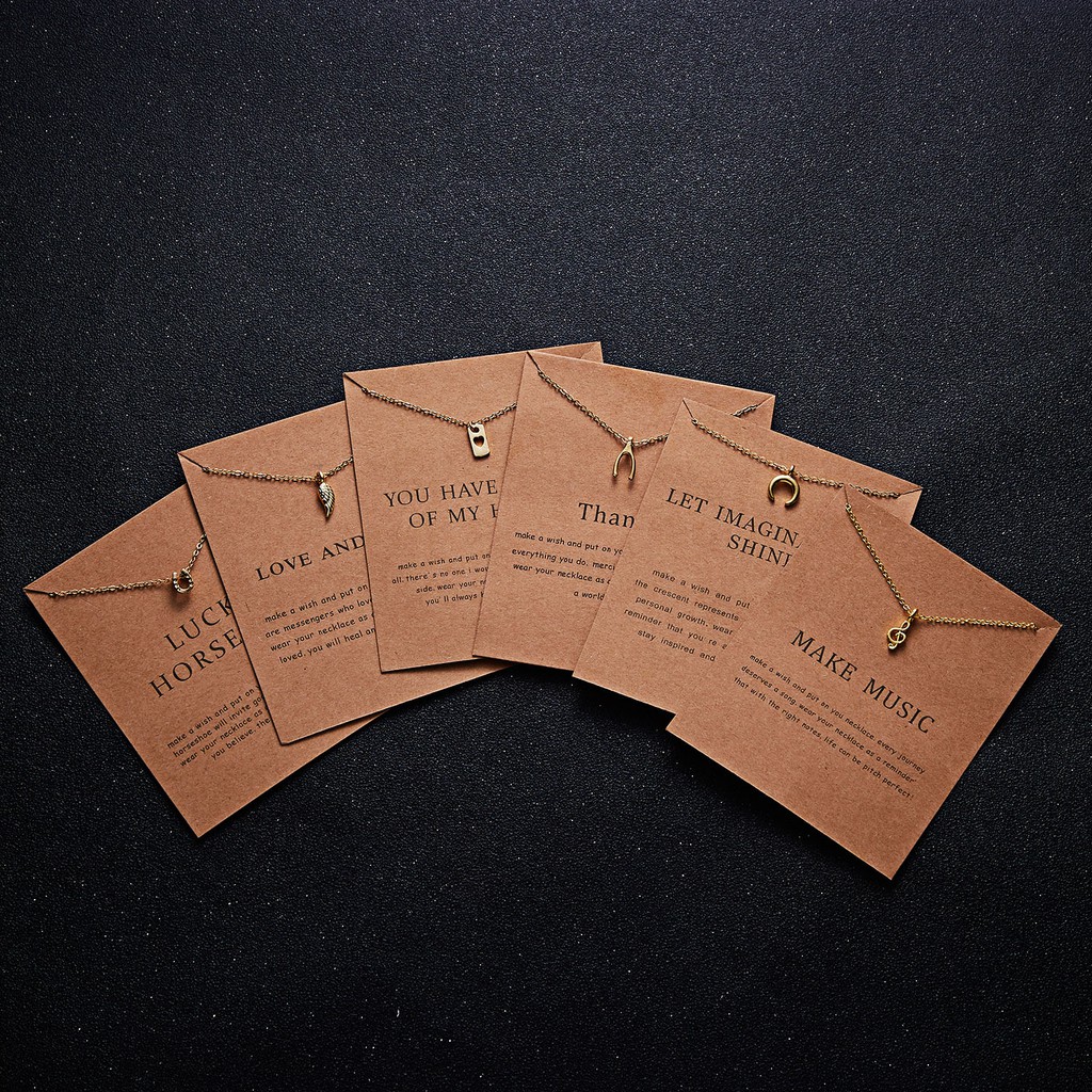 Dây chuyền RINHOO hợp kim mặt nhiều kiểu dáng tùy chọn thời trang đơn giản