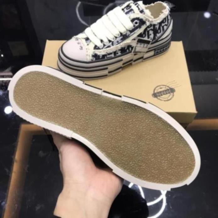 Giày Sneaker Rách Xvessel, Giày CV Rách Xvessel đế gỗ hot trend nam nữ