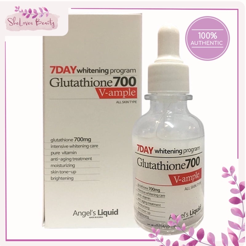 Tinh Chất Trắng Da Angel's Liquid 7 Day Whitening Program Glutathione 700 V-Ample