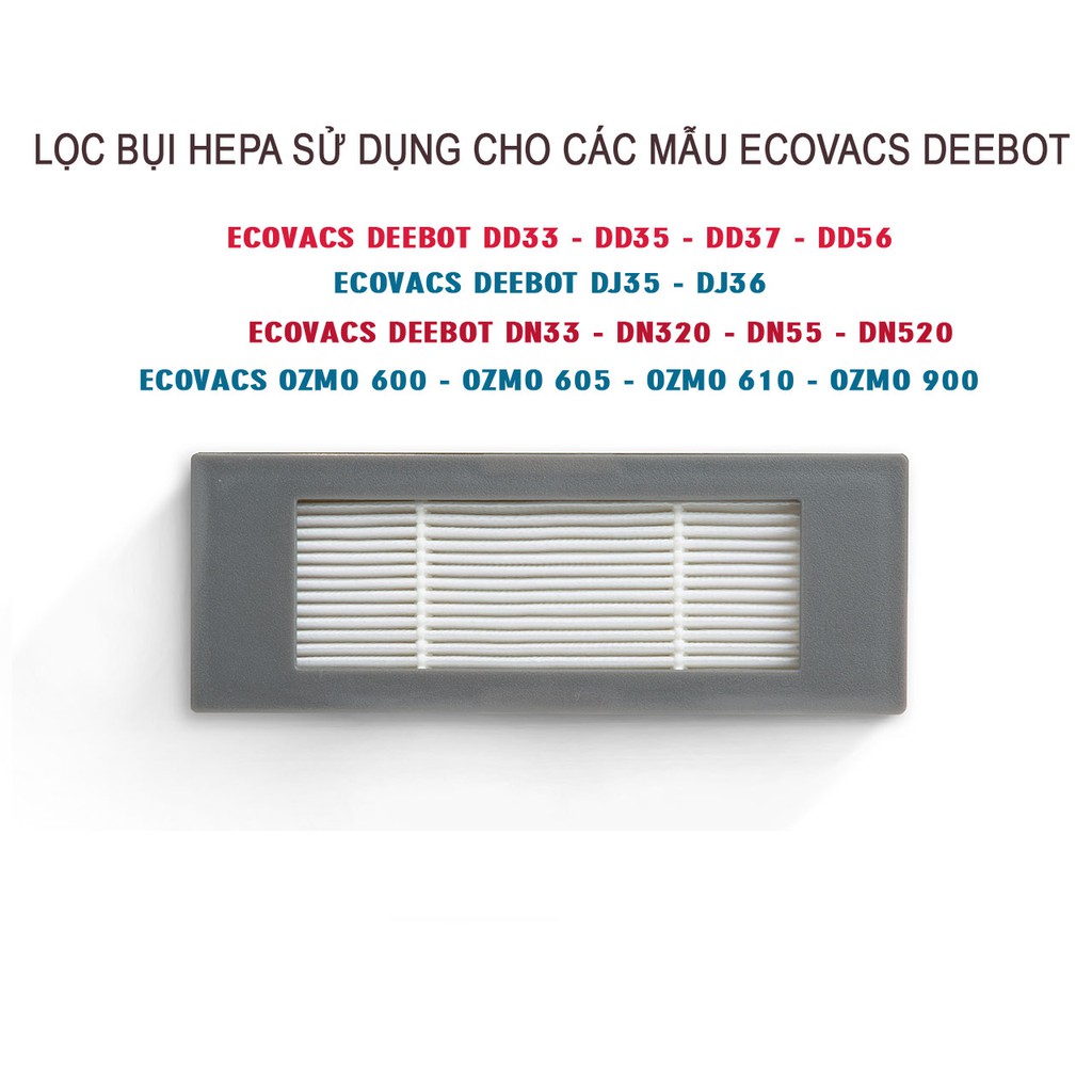 Lọc HEPA robot hút bụi Ecovacs DD35/DJ35/DN33/DN55...