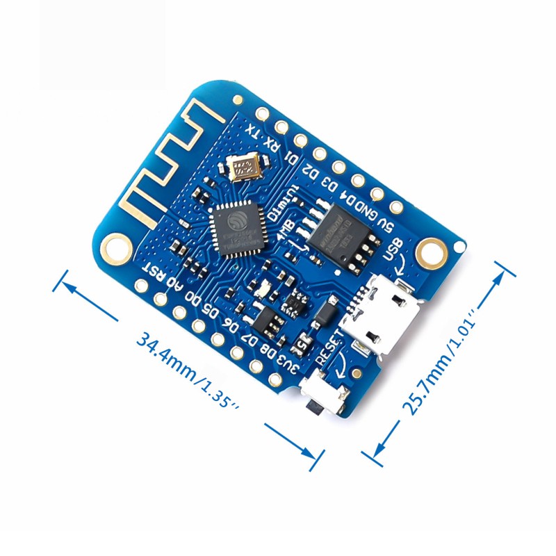 Bảng Mạch Phát Triển Wifi Wemos Wifi D1 Mini Esp8266 Esp-12 Esp-12F Ch340G Ch340 V2 Usb Wemos Wifi D1 Mini Nodemcu Lua Ot 3.3v | BigBuy360 - bigbuy360.vn