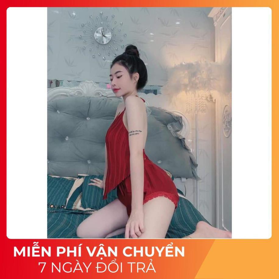 Đồ ngủ sexy nữ 💫 FREE SHIP 💫Đồ ngủ sexy lụa phi hai dây chất mịn quyến rũ, BODAPLY | BigBuy360 - bigbuy360.vn
