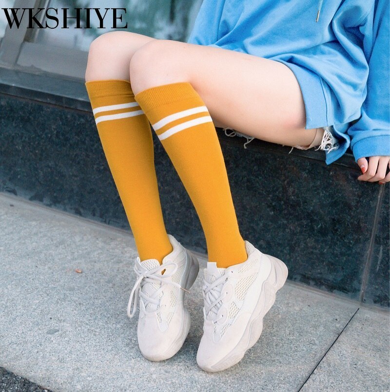 Cotton sports women's stockings fashion over-the-knee socks