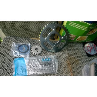 sên DID (xích ) nhong 14 + dĩa 36 +phe cài đầy đủ cho xe 67 dùm đùm zin 67