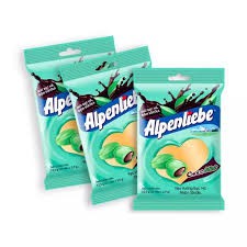 Combo 2 Gói Kẹo ALpenliebe dưa hấu 227.5gr và Kẹo Alpenliebe Bạc Hà Socola 261gr