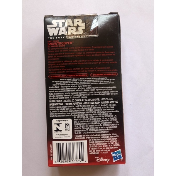 Đồ chơi mô hình nhân vật Star Wars - First Order Snowtrooper