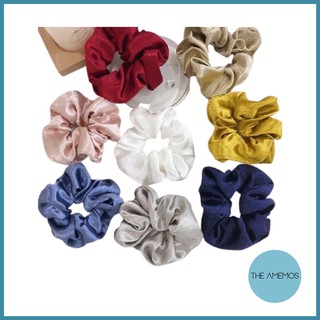 Dây buộc tóc scrunchies nhiều màu