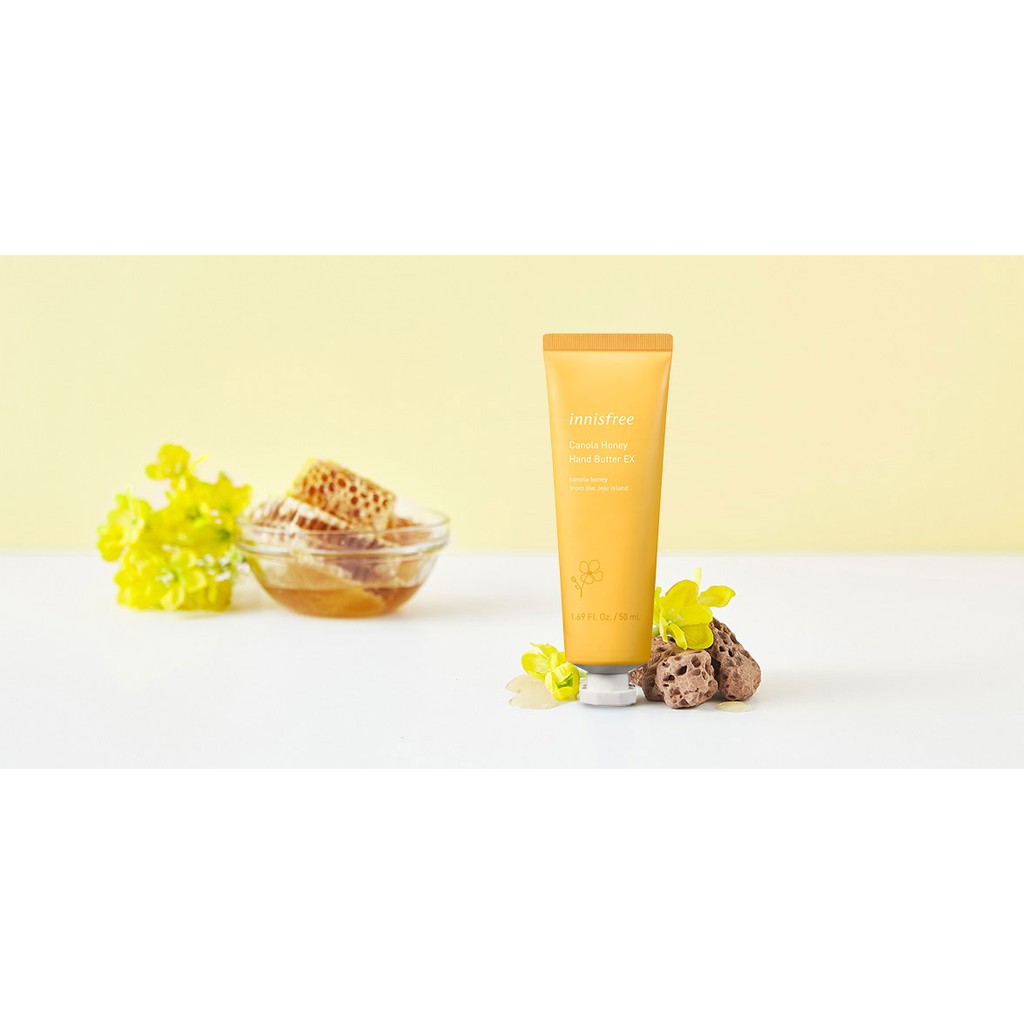 [Mã COSINNI6 -10% ĐH350k]Kem dưỡng da tay cô đặc hương mật ong innisfree Canola Honey Hand Butter EX 50ml