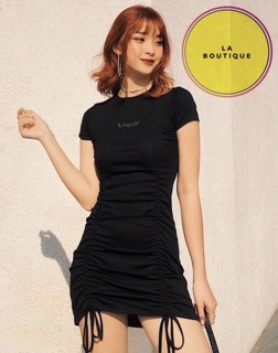 ĐẦM BODY ĐEN RÚT DÂY ANGEL