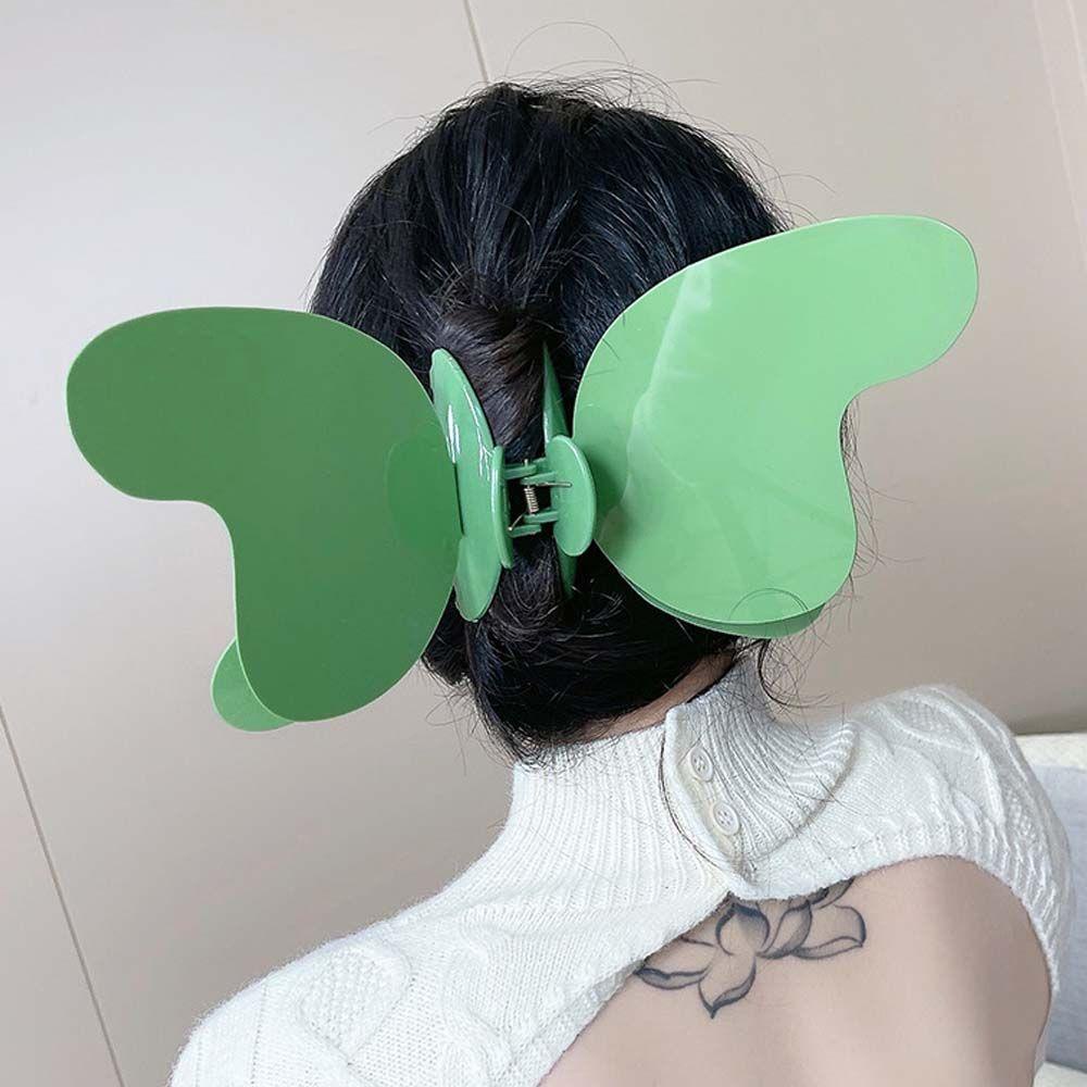 Kẹp Tóc Càng Cua Họa Tiết Hình Học / Cá Mập / Cá Mập Phong Cách Retro Thời Trang Cho Nữ