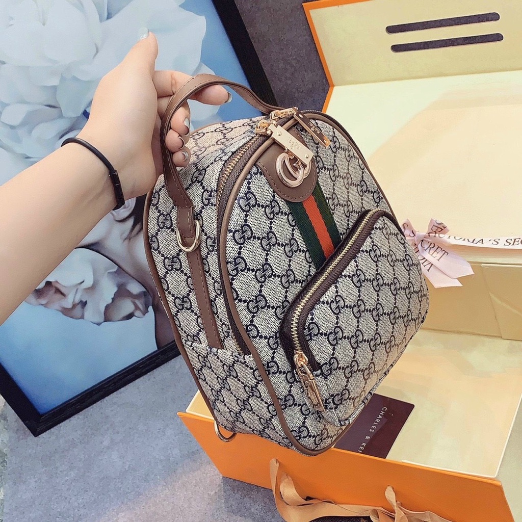 Balo mini da nữ thời trang nữ tính thiết kế hoa văn bắt mắt Samsora store - BL2116