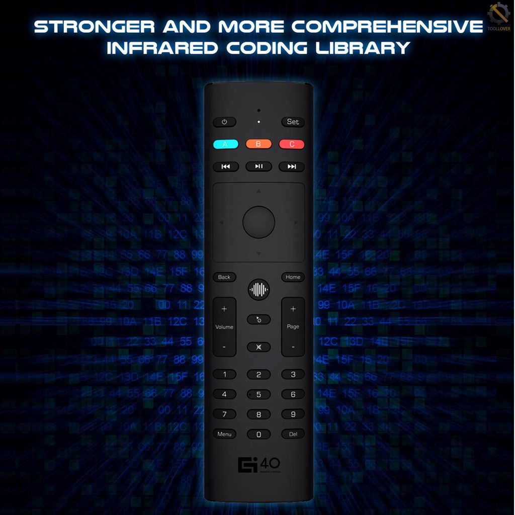 Chuột bay thông minh G40S quay hồi chuyển 6 trục điều khiển bằng giọng nói IR 3 chế độ hồng ngoại cho TV Android TV BOX PC