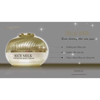 BODY SỮA GẠO DƯỠNG TRẮNG DA- PRINCESS WHITE
