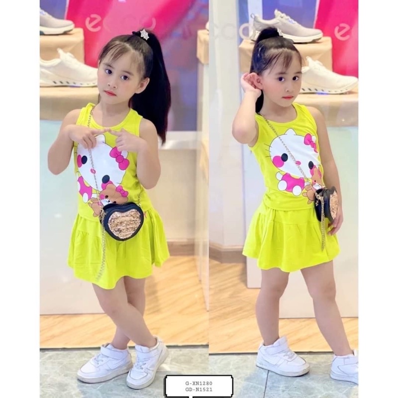 Set váy bé gái, bộ váy bé gái size đại