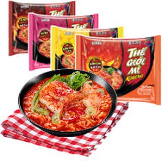 Thùng 30 gói mì KORENO - Thế giới mi gói 75g (4 vị)
