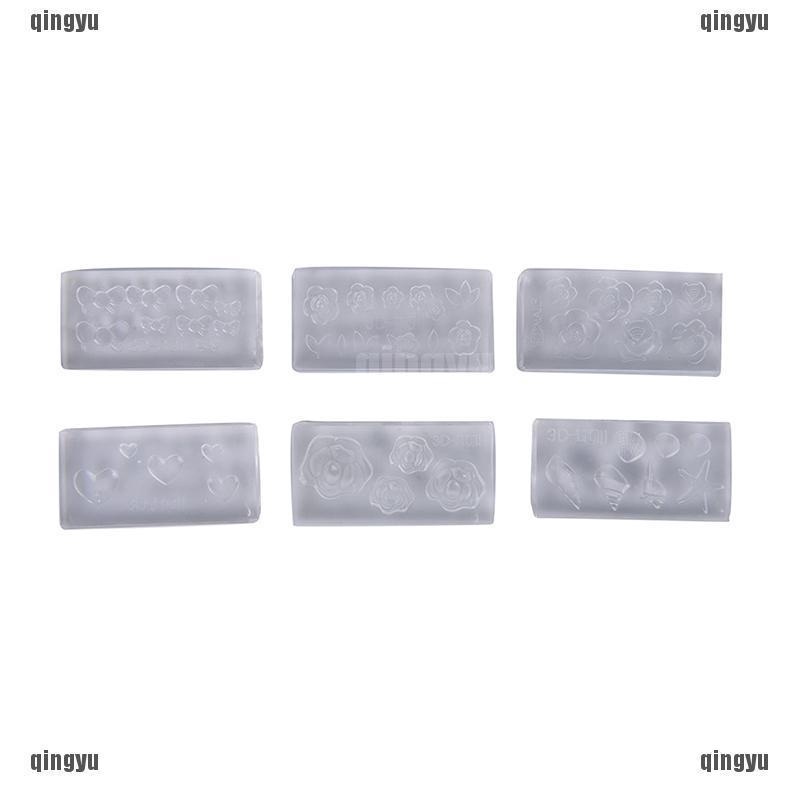 Khuôn Silicone Làm Nhẫn Trang Trí Móng Tay