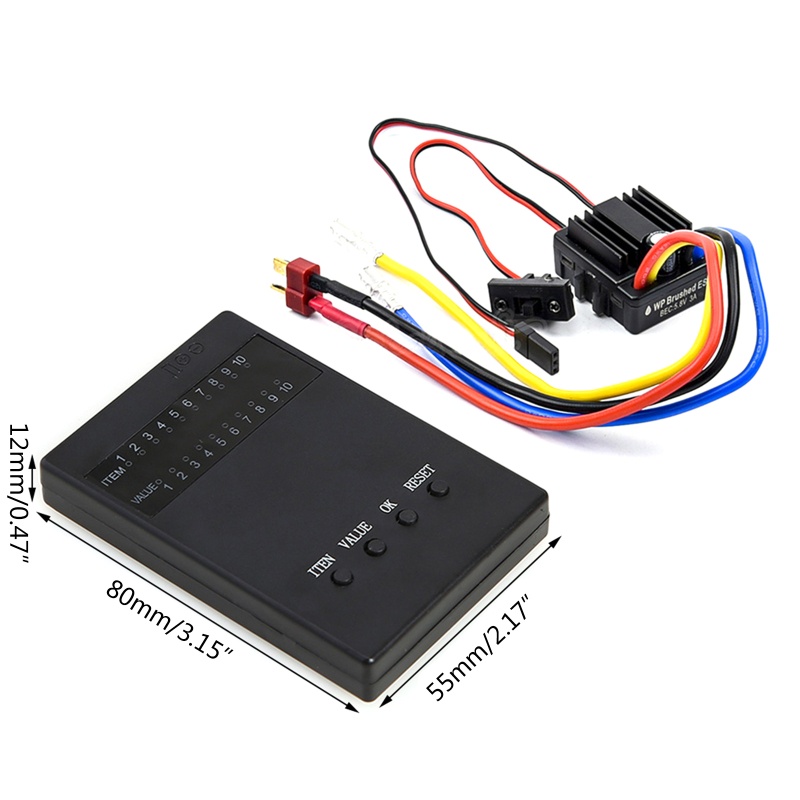 Esc Không Thấm Nước Điều Khiển Tốc Độ Điện Tử zzz 80A 1080 Có Thẻ Lập Trình Cho Xe Điều Khiển Từ Xa DIY