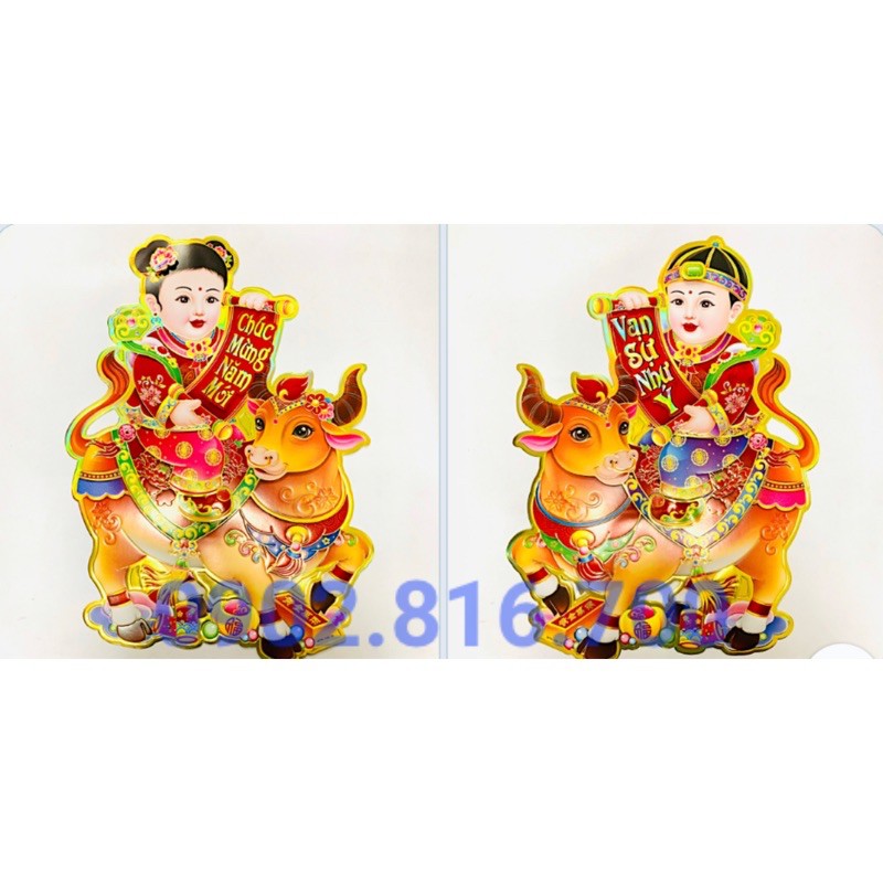 Bộ hình dán nổi hình hai chú Cọp trang trí tết năm NHÂM DẦN 2022 trang trí tết chữ Việt | BigBuy360 - bigbuy360.vn