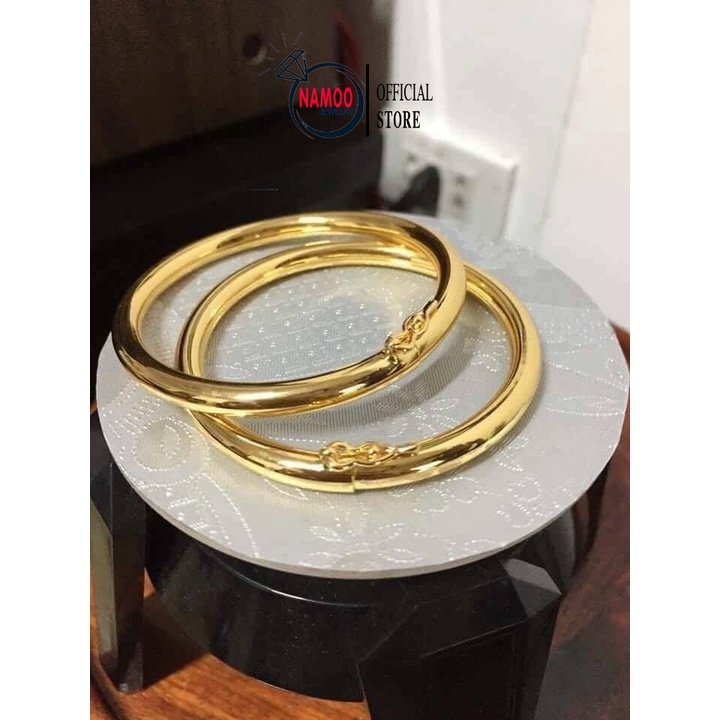 Lắc Tay Vàng Nữ Xi Kim Mạ 24k Cao Cấp L127 Namoo jewelry(1 chiếc) | BigBuy360 - bigbuy360.vn