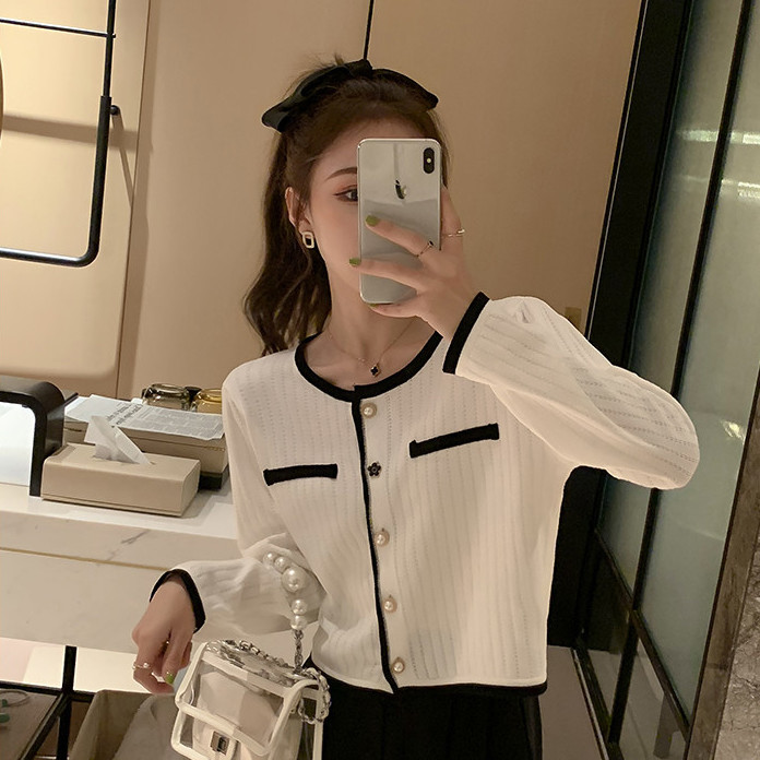 Áo Kiểu Dệt Kim Phong Cách Hàn Quốc Dành Cho Nữ