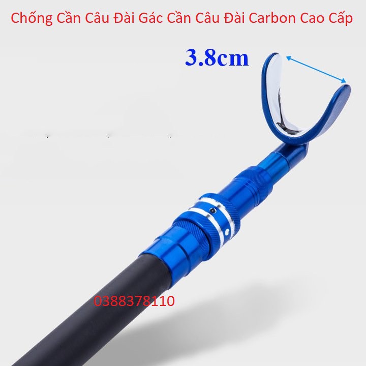 Chống Cần Câu Đài Gác Cần Câu Đài Carbon Cao Cấp Màu Xanh