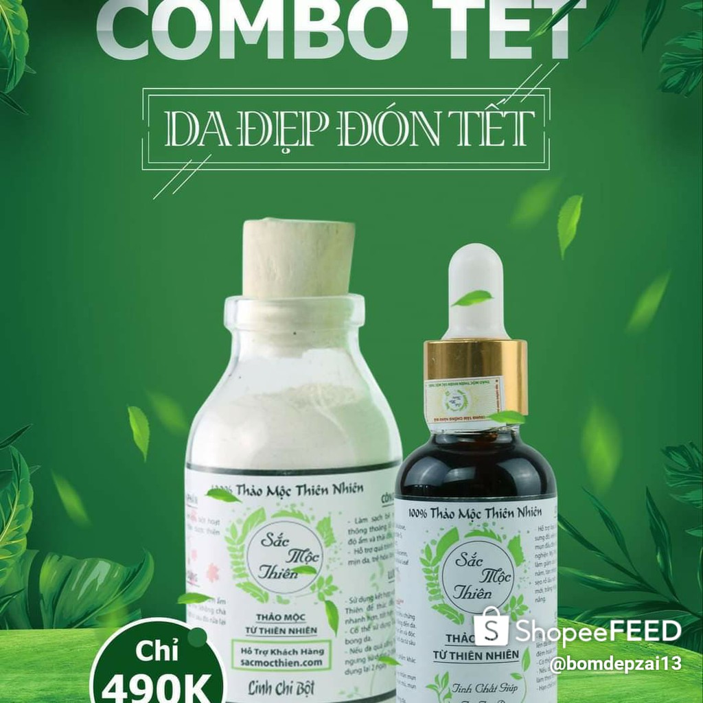 Combo Tái tạo Da Sắc Mộc Thiên (sỉ 2 combo)