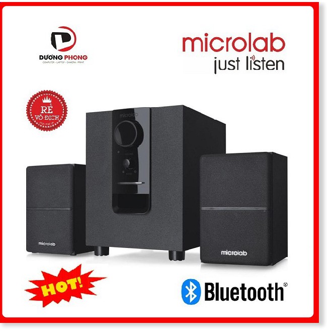 Loa vi tính Microlab M106BT 2.1 - Âm thanh cực hay - Có bluetooth Chính Hãng