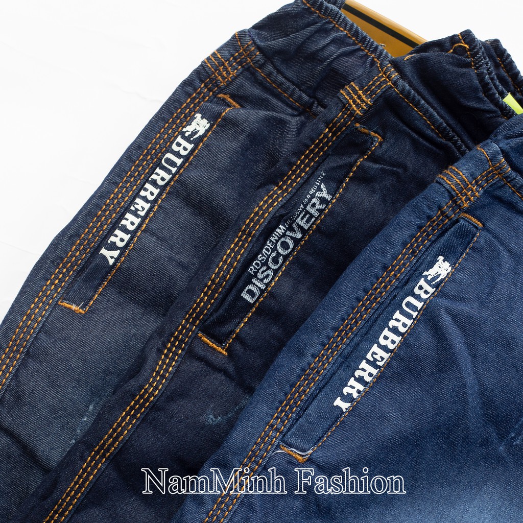 Quần Short Jeans Bé Trai, Chất Jean Mềm Phối Xọc Xước Vải Thời Trang