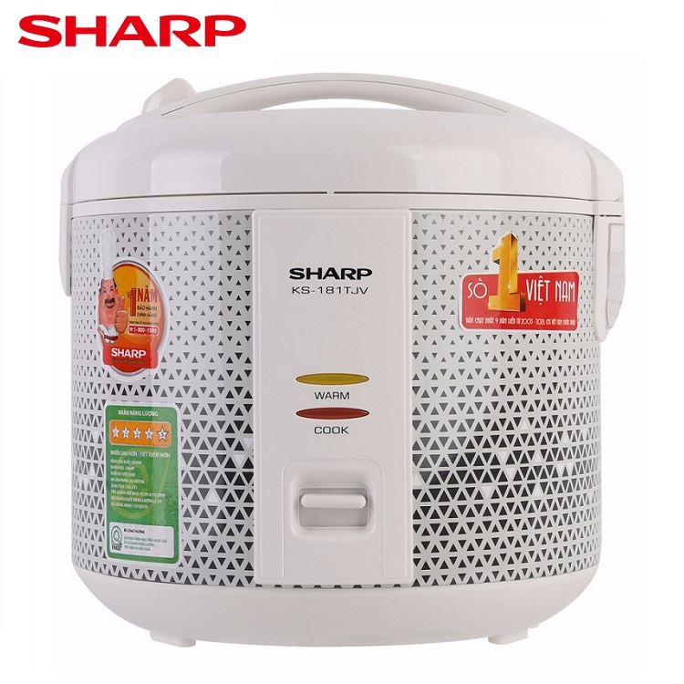 Nồi cơm điện Sharp 1.8 lít KS-181TJV