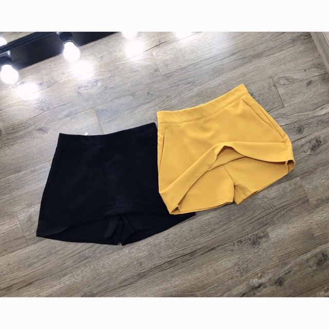 Quần giả váy chữ A 2 màu chất tuyết mưa cá tính xinh xắn | BigBuy360 - bigbuy360.vn