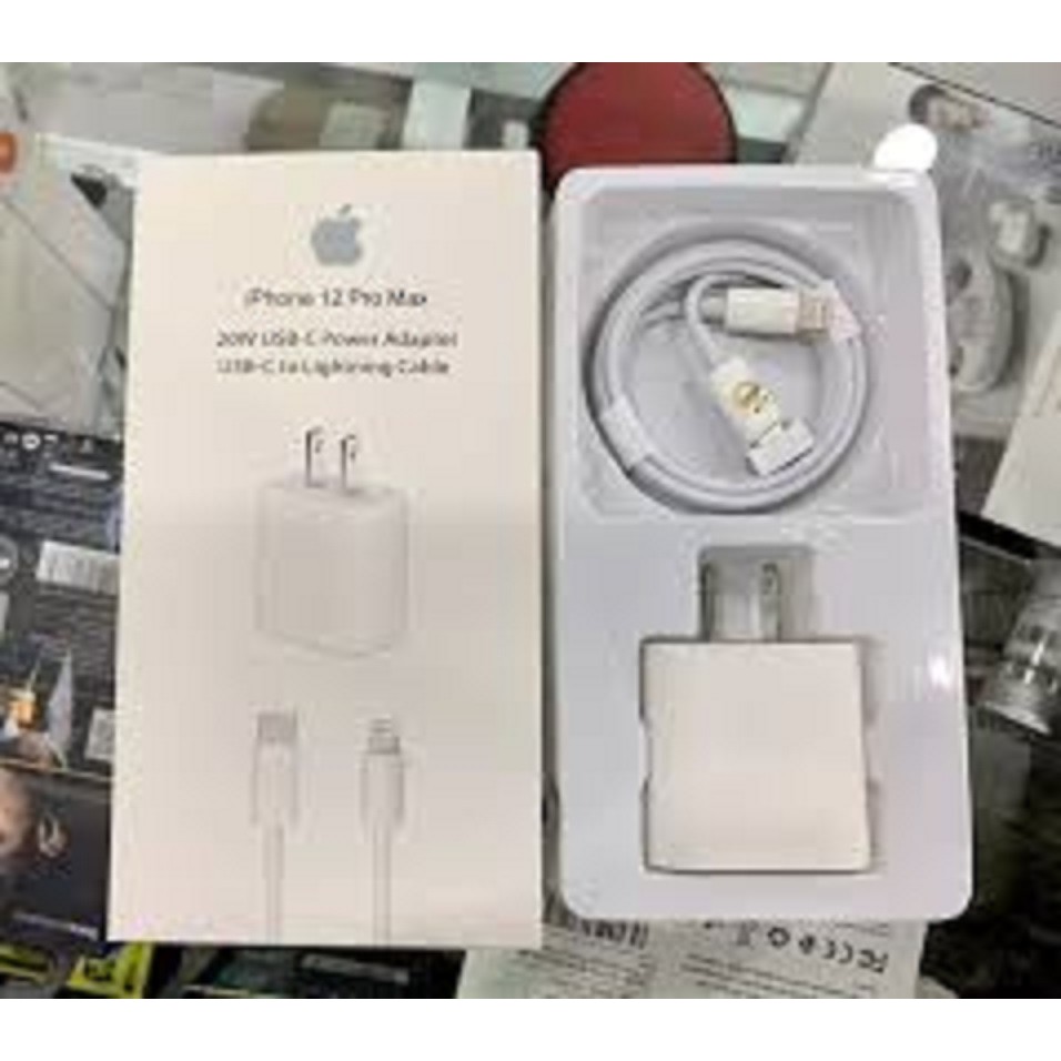 Bộ Củ Sạc Nhanh 20w Cho Iphone 12 11 / 12 pro / 12 pro max / X XS MAX / 8 plus IPad Cáp Sạc Nhanh USB-C To Lightning