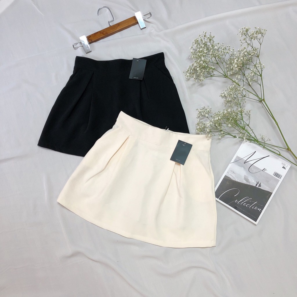 Chân váy chữ a xếp ly HÌNH THẬT MAU2805204