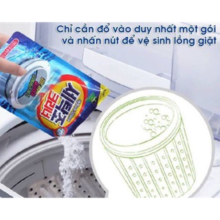 Combo 5 gói bột tẩy lồng máy giặt