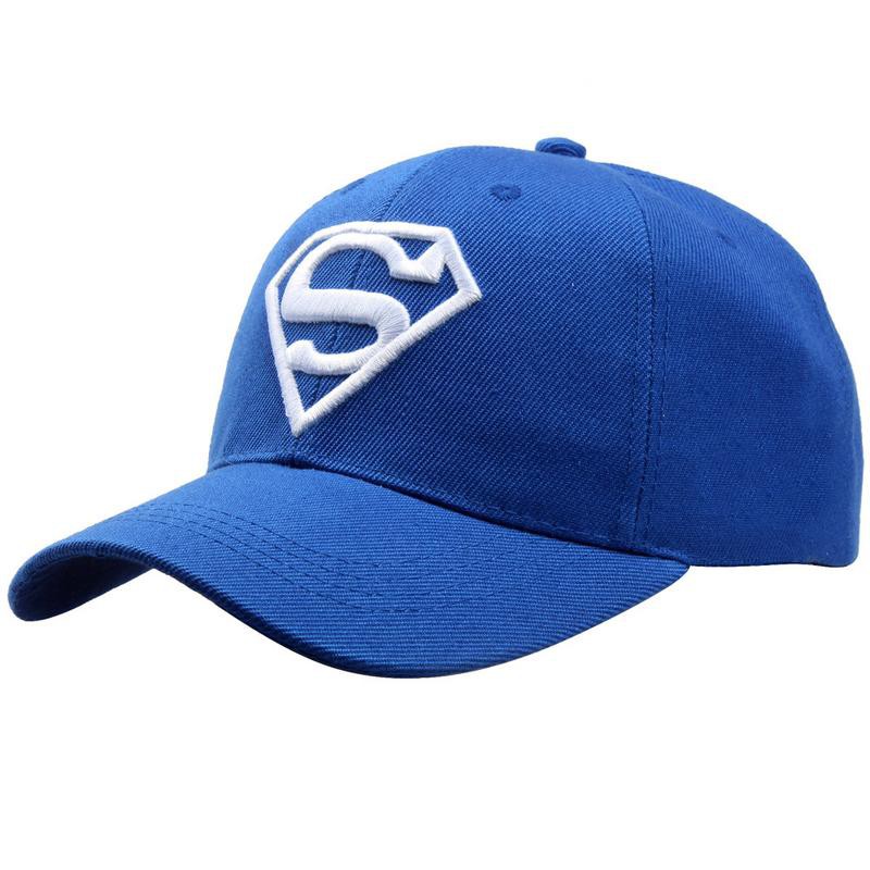 Men's Superman Baseball Cap Outdoor Sunscreen Cap Wild Leisure Visor Hat